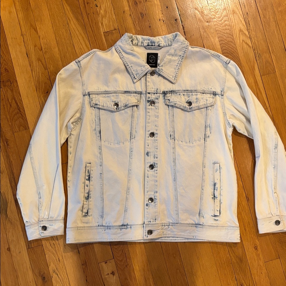 White bleached denim Jacket